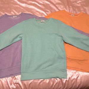 Women’s 3 pack sweatshirt bundle pastel